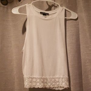 Tank Top with Lace Detail